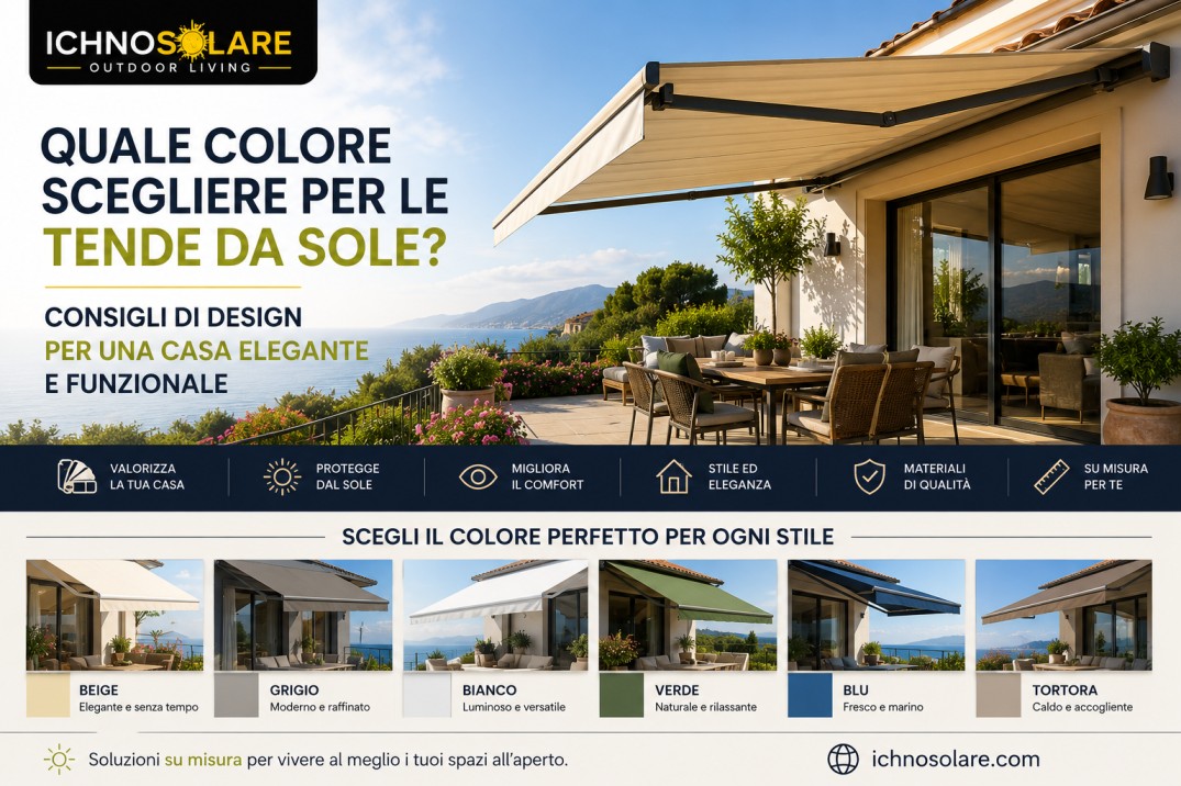 Quale Colore Scegliere per le Tende da Sole Guida Completa ai Migliori Abbinamenti